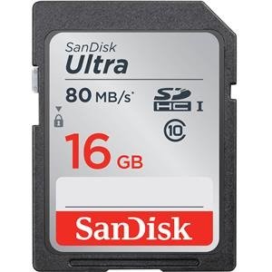 16GB Ultra UHS-1 SDHC Memory Card