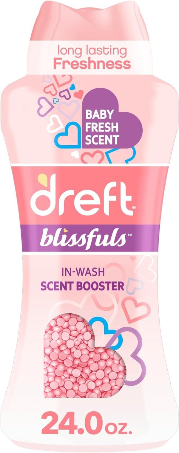 Blissfuls In-Wash Scent Booster Beads, Baby Fresh Scent, 24 oz