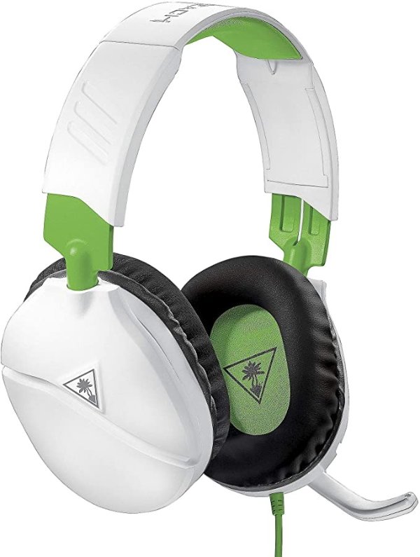 白绿色游戏耳机