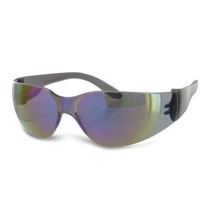 Radians Rainbow Mirror Safety Glasses, Scratch-Resistant, Wraparound
