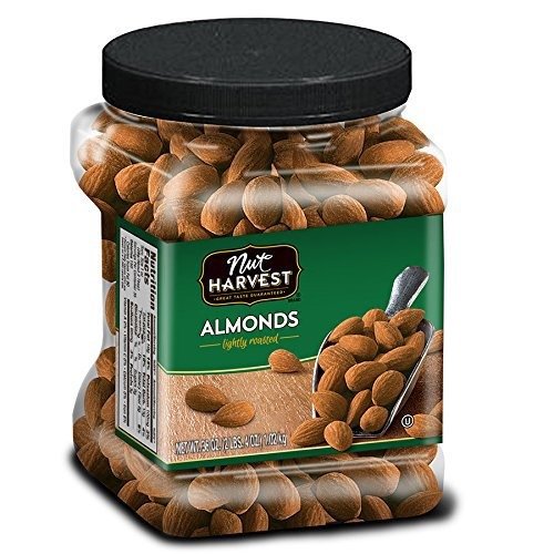 Lightly Roasted Almonds, 36 Ounce Jar