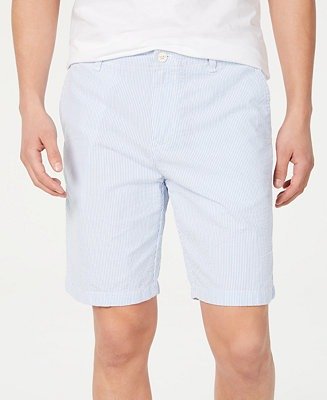 Men's 9" Isaac Stripe Seersucker Shorts