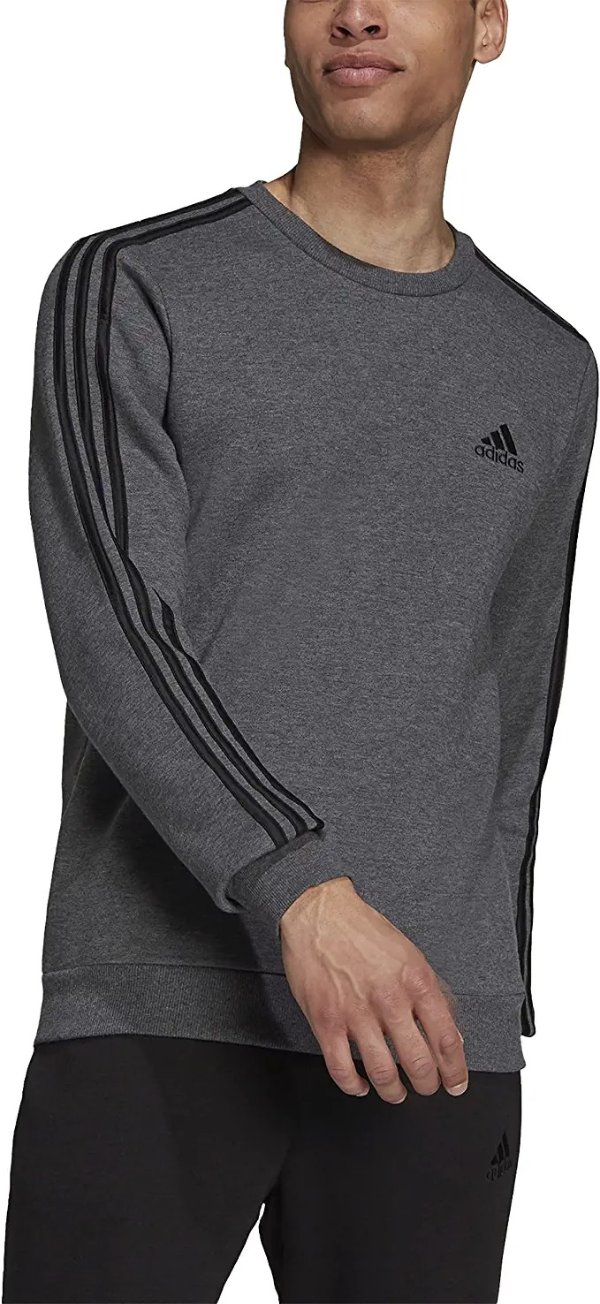 Men's Essentials Fleece 3-Stripes Sweatshirt 男款运动上衣