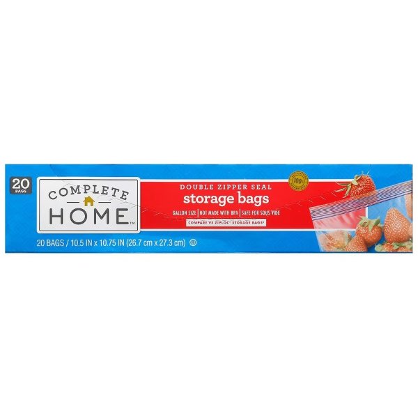 Resealable Storage Bags Gallon