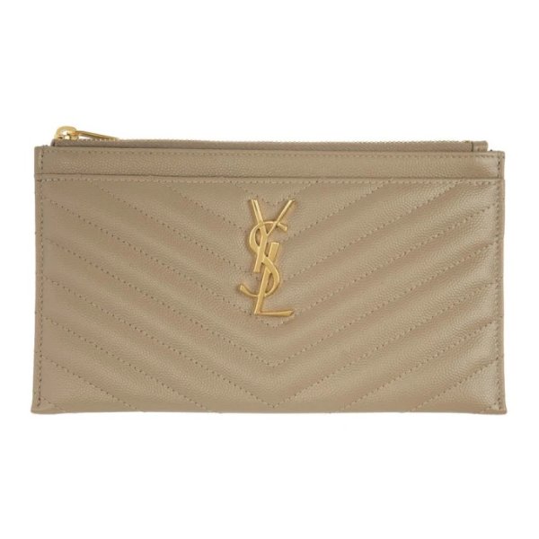 Taupe Monogramme Bill Pouch