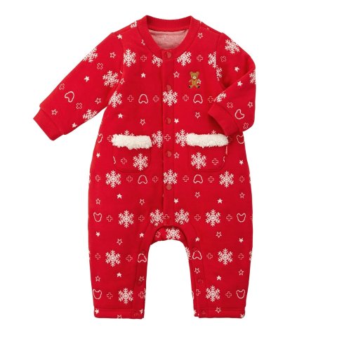 MIKI HOUSEKnit Quilt Jacquard Bodysuit