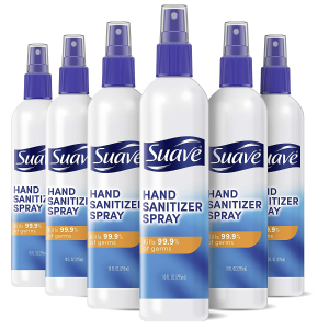 Suave Hand Sanitizer Kills 99.9% of Germs Pack of 6