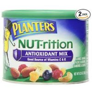 Planters Nut.rition Antioxidant Mix, 9.25 Ounce Canister (Pack of 2)