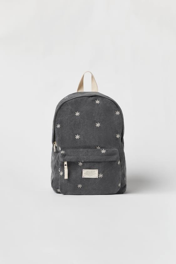 FLORAL FABRIC BACKPACK