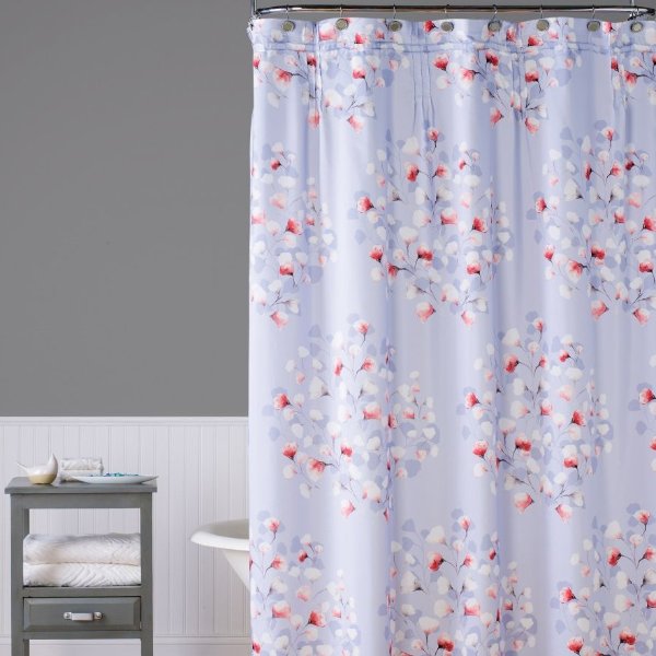 Lillian Floral Toss Shower Curtain