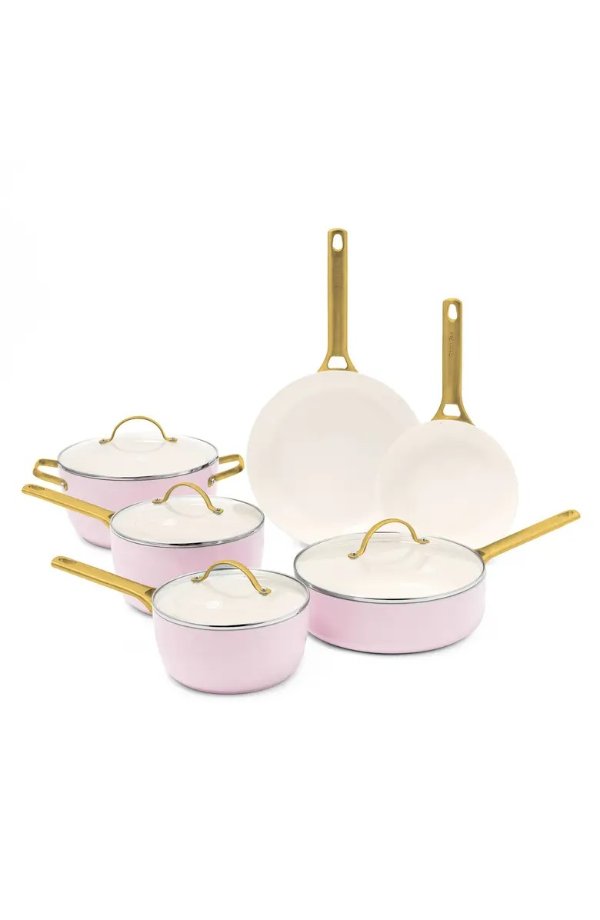 Reserve 10-Piece Ceramic Nonstick Cookware Set