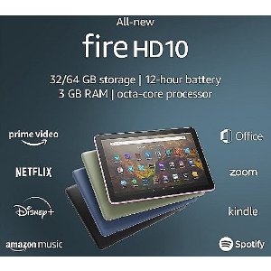 All-NEW Amazon Fire 10" 32GB WiFi Tablet with Software & Case Voucher