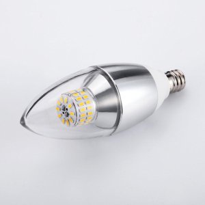 Dimmable Warm White 2700K LED Chandelier Bulb 6-Watt (60w)
