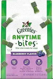 Anytime Bites Dog Treats, Blueberry Flavor, 24 oz. Bag