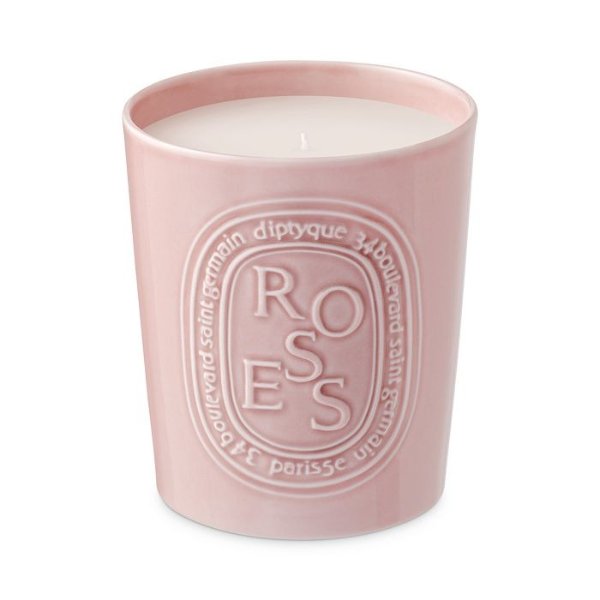 Roses Scented Pink Candle 21.2 oz.