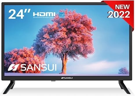 ES24T1H, 24 inch LED TV HD 720P with HDMI USB AV in Optical Ports (Packed with HDMI Cable)