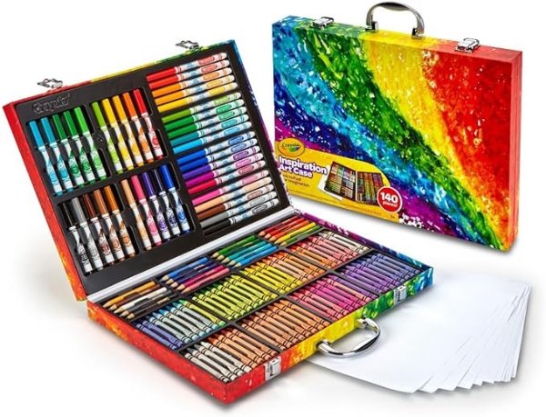 Inspiration Art Case: 140 Pieces, Art Set, Gifts for Kids and Adults