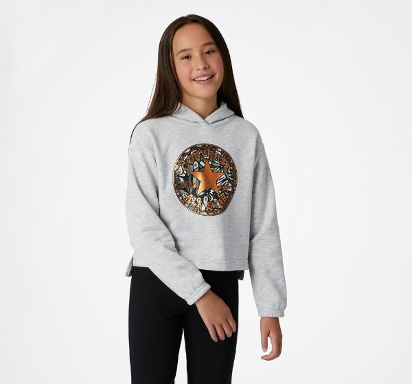 ​Boxy Chuck Taylor Patch Pullover Hoodie Girls' Hoodie. Converse.com