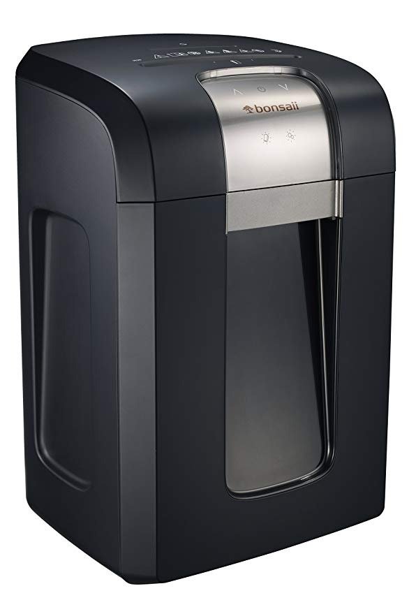 EverShred Pro 3S30 18-Sheet Cross-Cut Heavy Duty Shredder with 240 Minutes Running Time, 7.9 Gallons Pullout Wastebasket and 4 Casters, Black