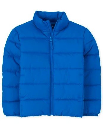 Boys Long Sleeve Puffer Jacket | The Children's Place - CHARGERBLU