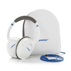 Bose SoundTrue 包耳式头戴耳机，白色