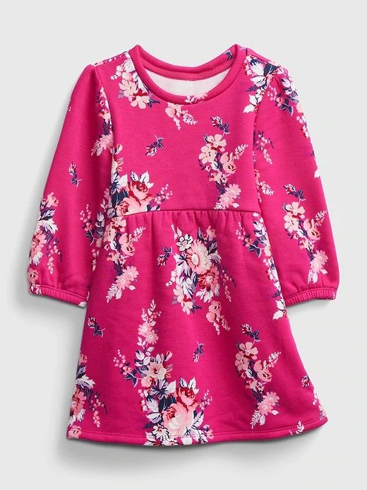 Toddler Floral Cozy Dress