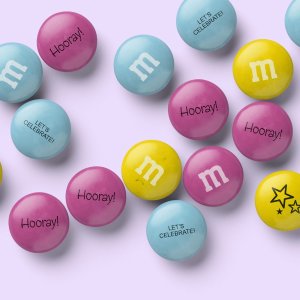 M&M官网 可个性化定制大包装巧克力豆促销，送甜蜜祝福