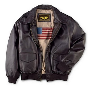 Landing Leathers Men's Air Force A-2 Flight Leather Bomber Jacket