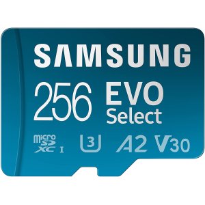 SAMSUNG 新版 EVO Select 256GB U3 A2 microSDXC 存储卡