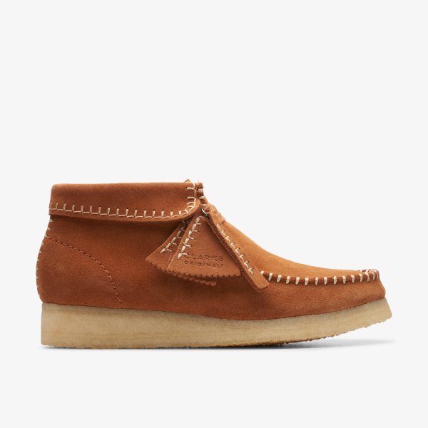 Walla Boot Stitch Ginger Suede