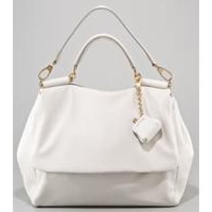 Dolce & Gabbana Miss Sicily Leather Handbag, Large 