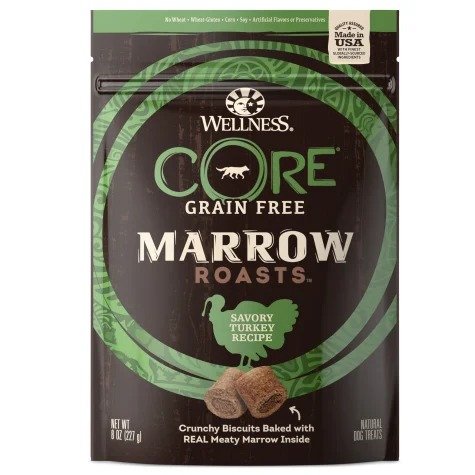 CORE Natural Grain Free Marrow Roasts Turkey Recipe Dog Treats, 8 oz | Petco