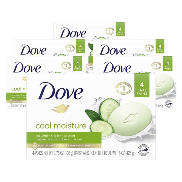 Dove 沐浴皂热卖 清淡茶香 让肌肤细腻滑嫩