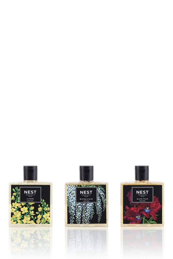 Fragrances Body Wash Travel Set - Citrine, Wisteria Blue, Black Tulip