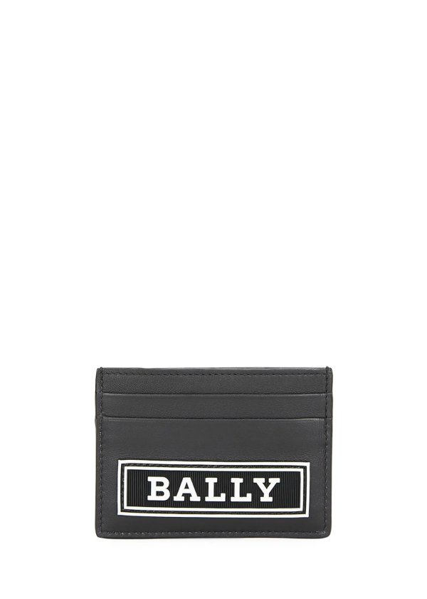 BallyMen's Bhar Leather Logo Card Case