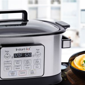 Instant Pot Gem 6 Qt 8-in-1 Programmable Multicooker with Advanced Microprocessor Technology