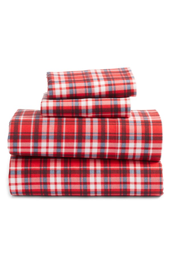 Family Flannel Holiday Sheet Set