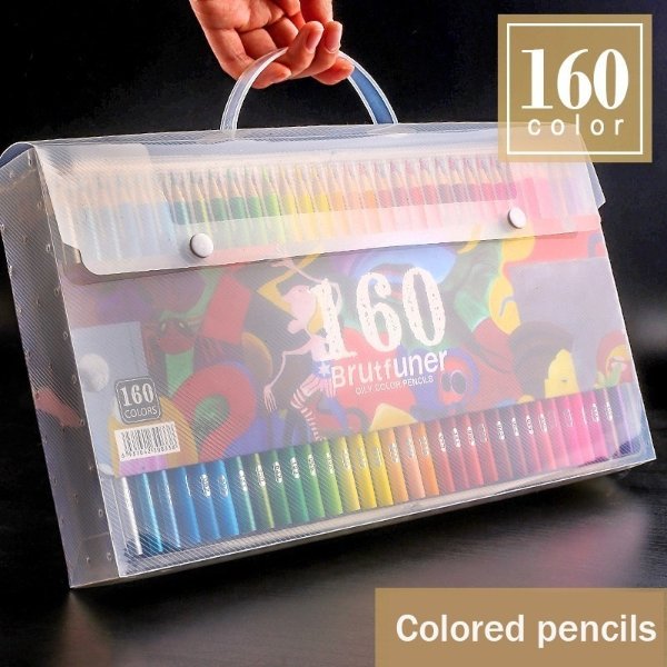 160色彩色铅笔