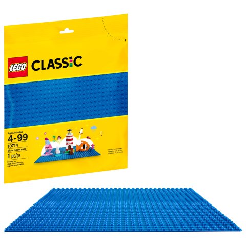 LegoClassic Blue Baseplate 10714
