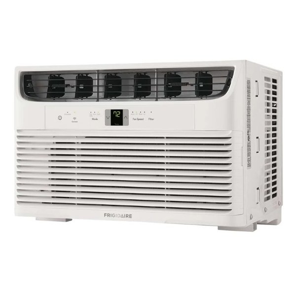 8000 BTU Wi-Fi Connected Window Air Conditioner for 350 Square Feet Sq. Ft. with Remote Included