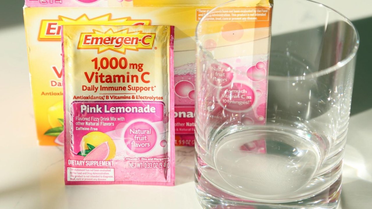 每天一杯Emergen-C维C水果味补充剂，提高抵抗力，预防感冒 