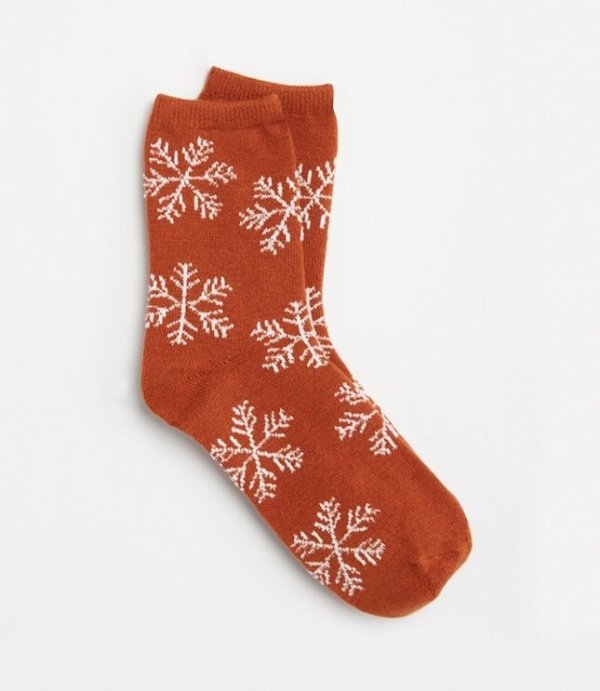 Snowflake Cozy Socks | LOFT