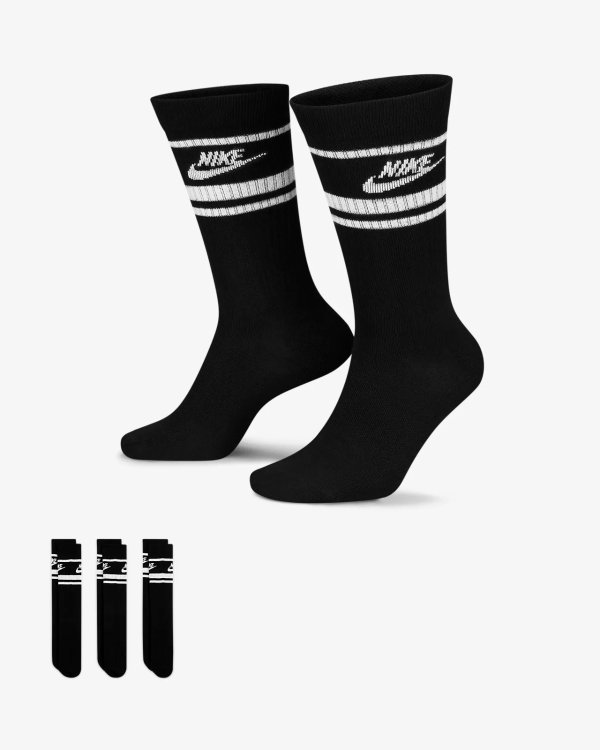Sportswear Everyday EssentialCrew Socks (3 Pairs)