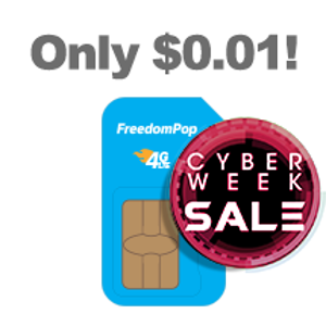 $0.01 4G LTE Sim w/ FREE Unlimited Talk, Text, 2GB Trial + FREE 1GB Bonus  @FreedomPop