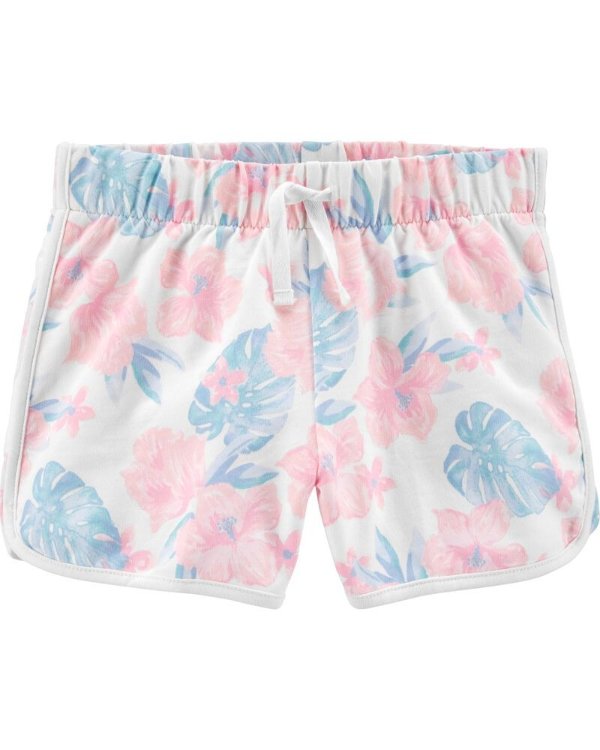 Tropical Floral Dolphin Shorts