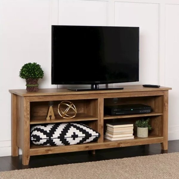 Weathered Wood TV Stand 58" - Saracina Home