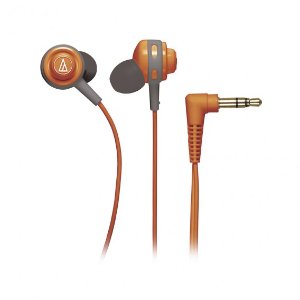 Audio Technica Core Bass In-Ear Headphones (Orange)