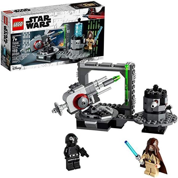 Star Wars: A New Hope Death Star Cannon 75246 Advanced Building Kit with Death Star Droid, New 2019 (159 Pieces)