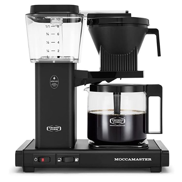  53948 KBGV Select 10-Cup Coffee Maker, Matte Black, 40 ounce, 1.25l