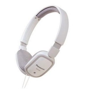 Panasonic Lightweight On Ear Headphones with Mic & Controller for iPhone/iPad/iPod RP-HXC40-W